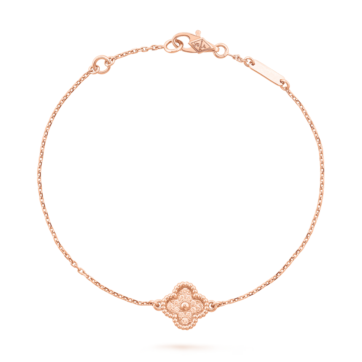 [OAKJURI Jewelry]CLOVER SINGLE FLOWER BRACELET
