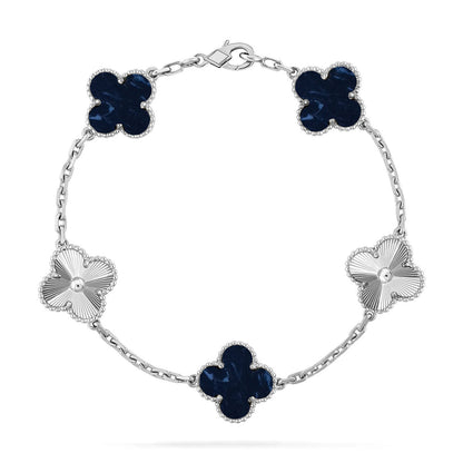[OAKJURI Jewelry]CLOVER 5 MOTIF PIETERSITE BRACELET COLLECTION