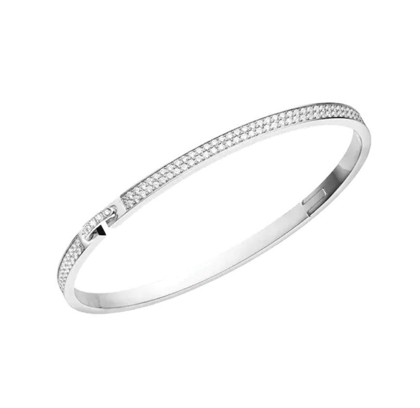 [OAKJURI Jewelry]LIENS VIDENCE DIAMOND PAVED BRACELET