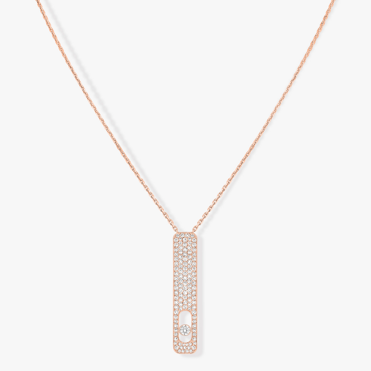 [OAKJURI Jewelry]MY FIRST DIAMOND PAVED NECKLACE