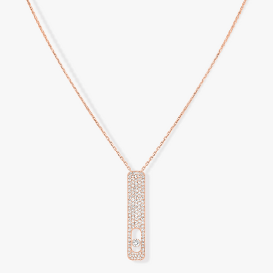 [OAKJURI Jewelry]MY FIRST DIAMOND PAVED NECKLACE