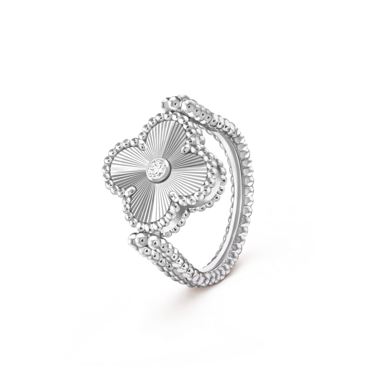 [OAKJURI Jewelry]CLOVER RIVERSIBLE RING SILVER COLLECTION