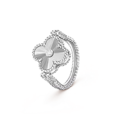 [OAKJURI Jewelry]CLOVER RIVERSIBLE RING SILVER COLLECTION