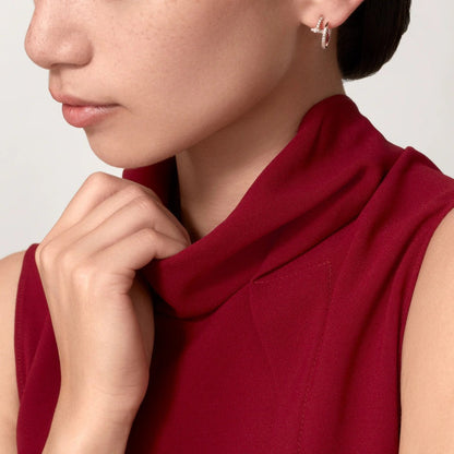 [OAKJURI Jewelry] JUSTE FULL DIAMOND SMALL EARRINGS
