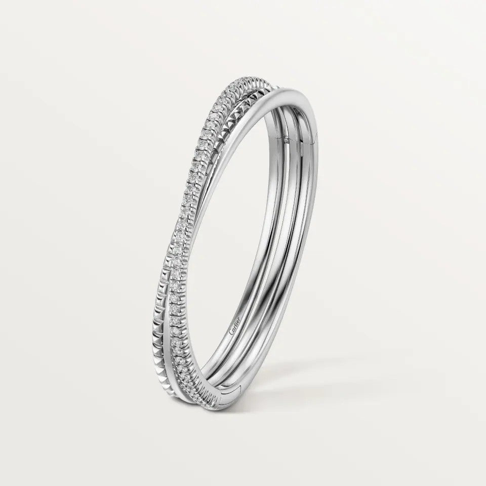 [OAKJURI Jewelry] ETINCELLE HALF-PAVED DIAMOND BRACELET