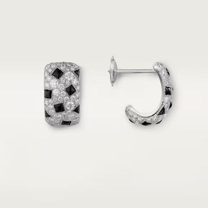[OAKJURI Jewelry] PANTHERE MINI FULL DIAMOND EARRINGS