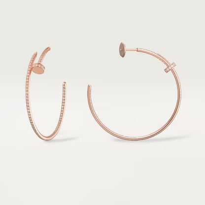 [OAKJURI Jewelry] JUSTE FULL DIAMOND LARGE EARRINGS