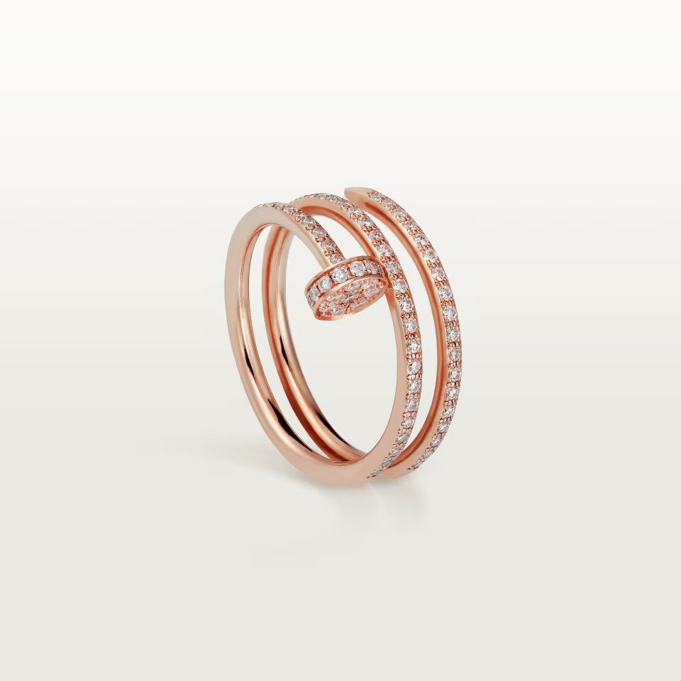 [OAKJURI Jewelry] JUSTE RING 4.8MM FULL DIAMOND