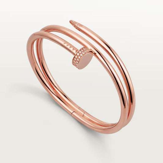 [OAKJURI Jewelry] JUSTE BRACELET 3.5MM DOUBLE ROW DIAMOND