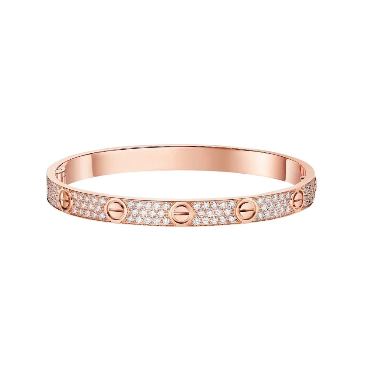 [OAKJURI Jewelry] LOVE BRACELET 6.1MM DIAMOND-PAVED