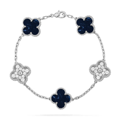 [OAKJURI Jewelry]CLOVER 5 MOTIF PIETERSITE BRACELET COLLECTION