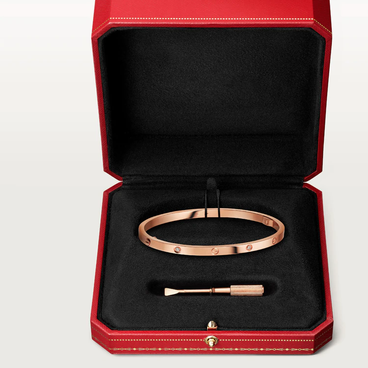 [OAKJURI Jewelry] LOVE BRACELET 3.65MM 6 DIAMONDS