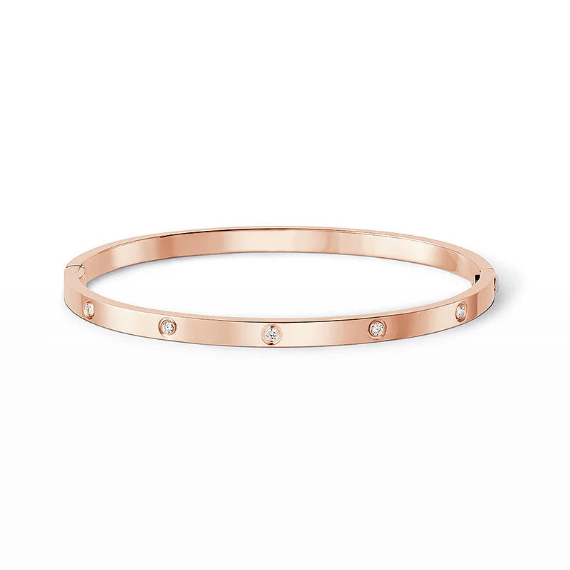 [OAKJURI Jewelry] LOVE BRACELET 3.65MM 10 DIAMONDS