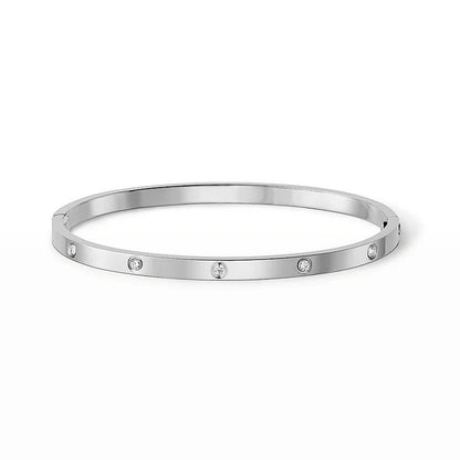 [OAKJURI Jewelry] LOVE BRACELET 3.65MM 10 DIAMONDS