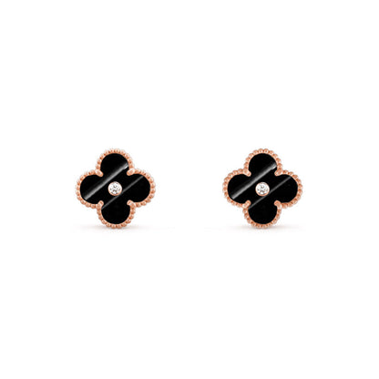 [OAKJURI Jewelry]CLOVER  15MM DIAMOND EARRINGS COLLECTION