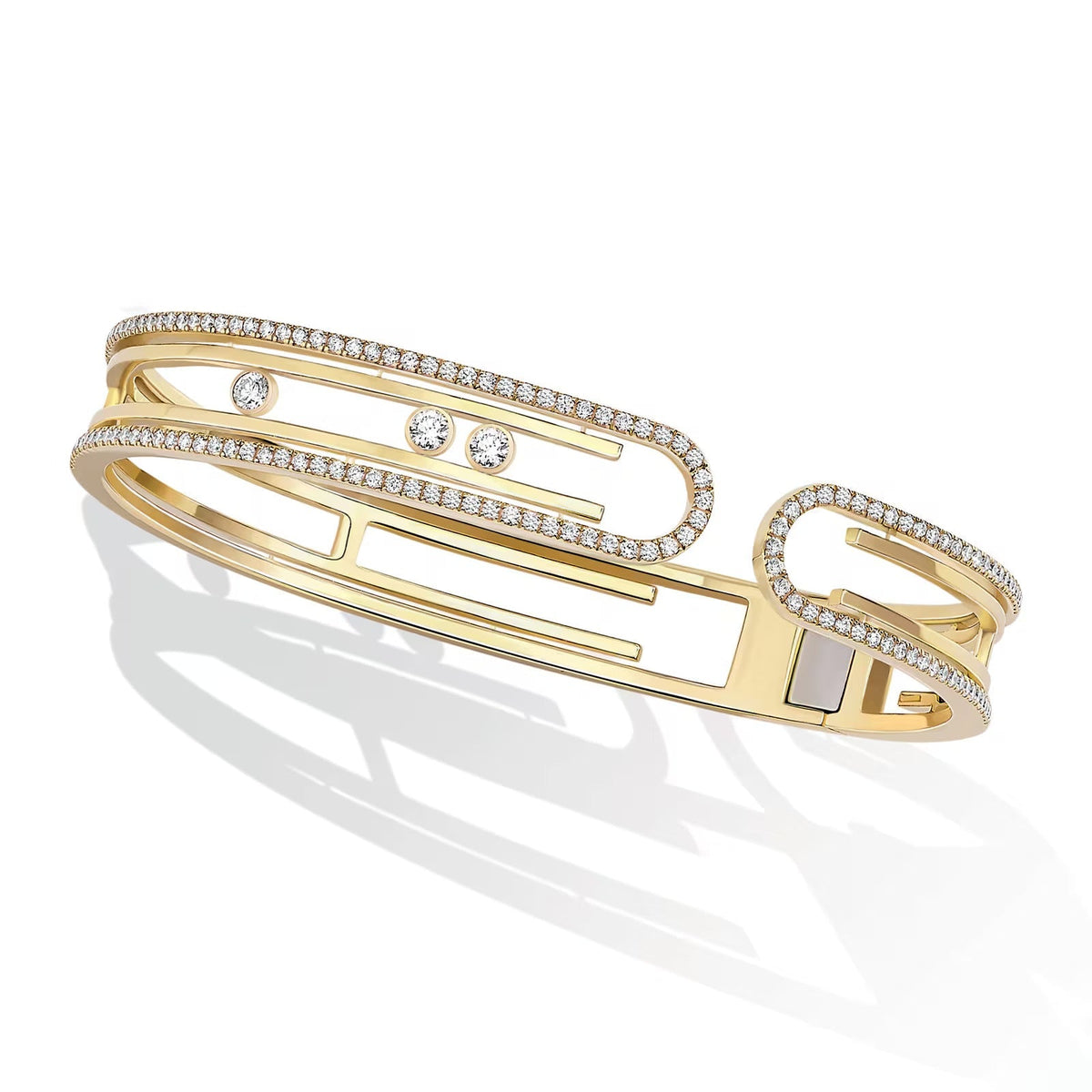 [OAKJURI Jewelry]MOVE 10TH PAVED DIAMOND BRACELET
