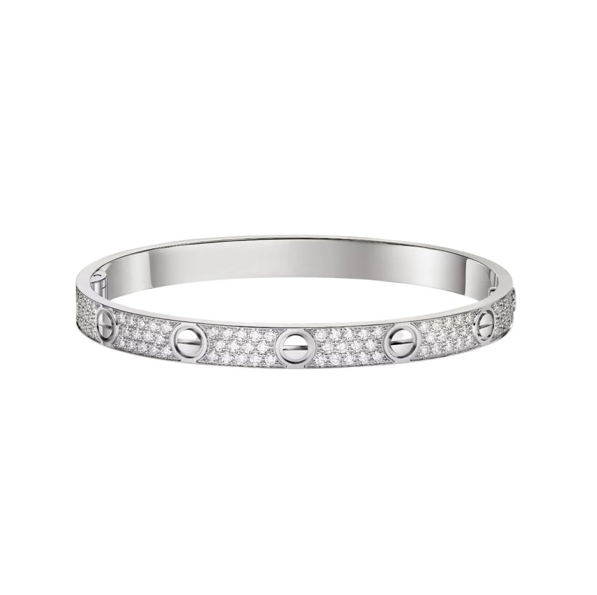 [OAKJURI Jewelry] LOVE BRACELET 6.1MM DIAMOND-PAVED
