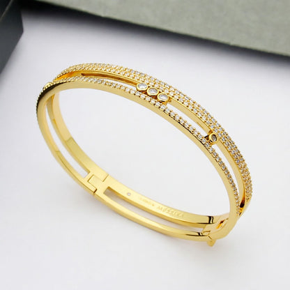 [OAKJURI Jewelry]Move Romane pavé bangle