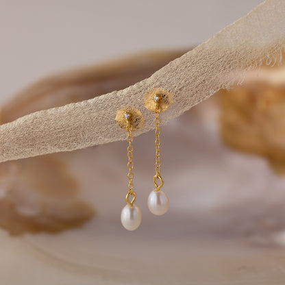 Isha Pearl Drop Earrings