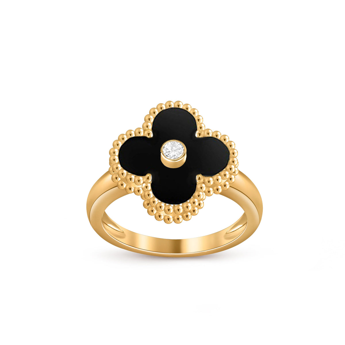 [OAKJURI Jewelry]CLOVER DIAMOND RING GOLD COLLECTION