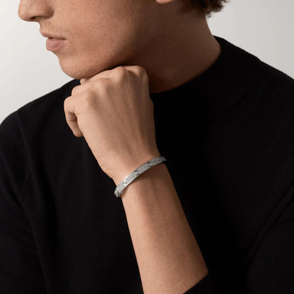 [OAKJURI Jewelry] LOVE BRACELET 6.1MM DIAMOND-PAVED 10 BIG DIAMONDS