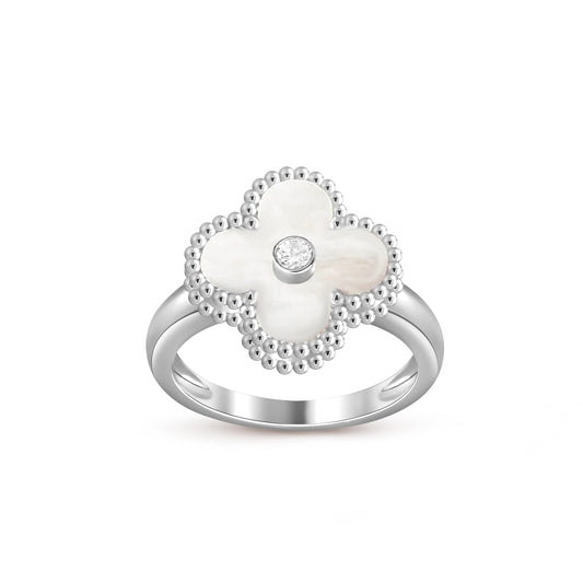 [OAKJURI Jewelry]CLOVER SILVER DIOMND RING COLLECTION
