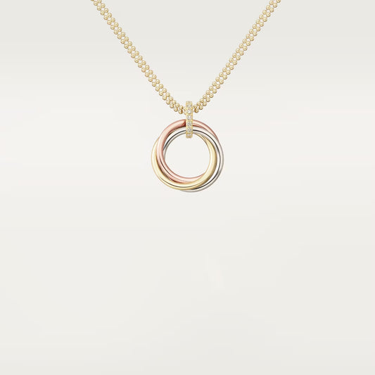 [OAKJURI Jewelry] TRINITY MEDIUM  DIAMONDS NECKLACE
