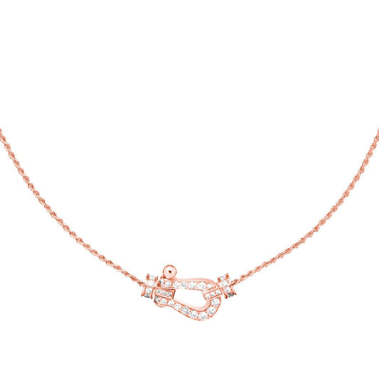 [OAKJURI Jewelry]FORCE 10 PINK GOLD DIAMOND NECKLACE