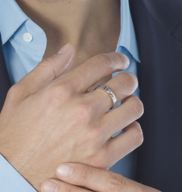 [OAKJURI Jewelry]ALLIANCE LIENS VIDENCE 4MM RING