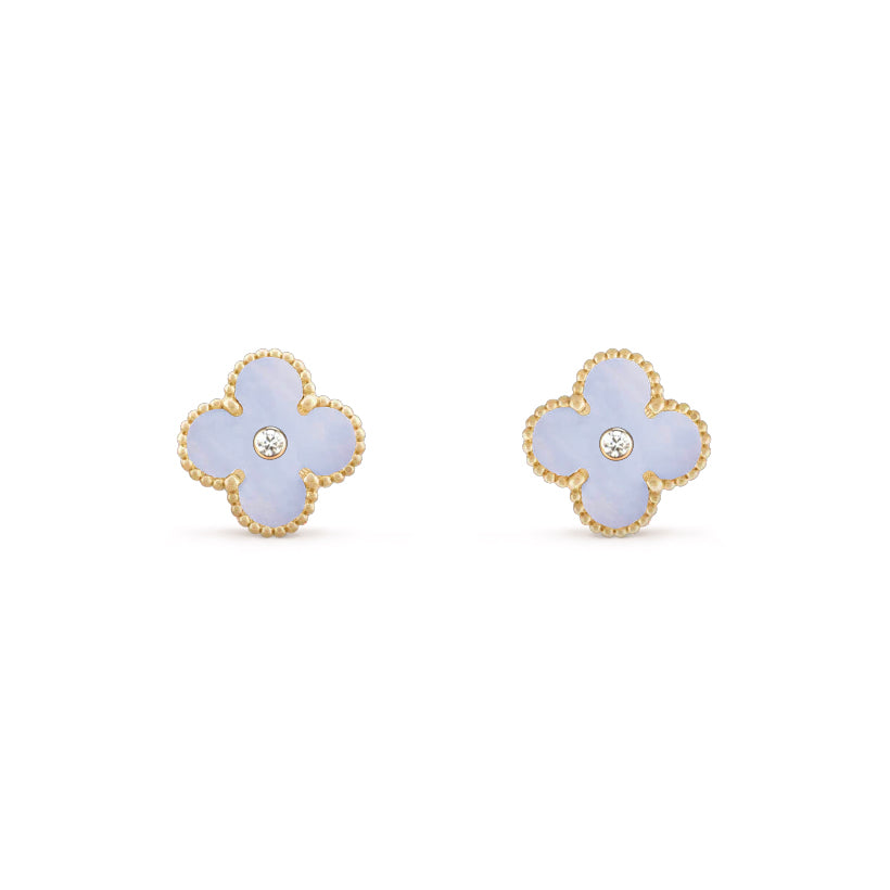 [OAKJURI Jewelry]CLOVER  15MM DIAMOND EARRINGS COLLECTION