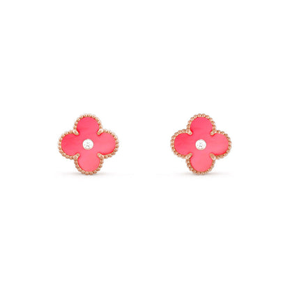 [OAKJURI Jewelry]CLOVER  15MM DIAMOND EARRINGS COLLECTION