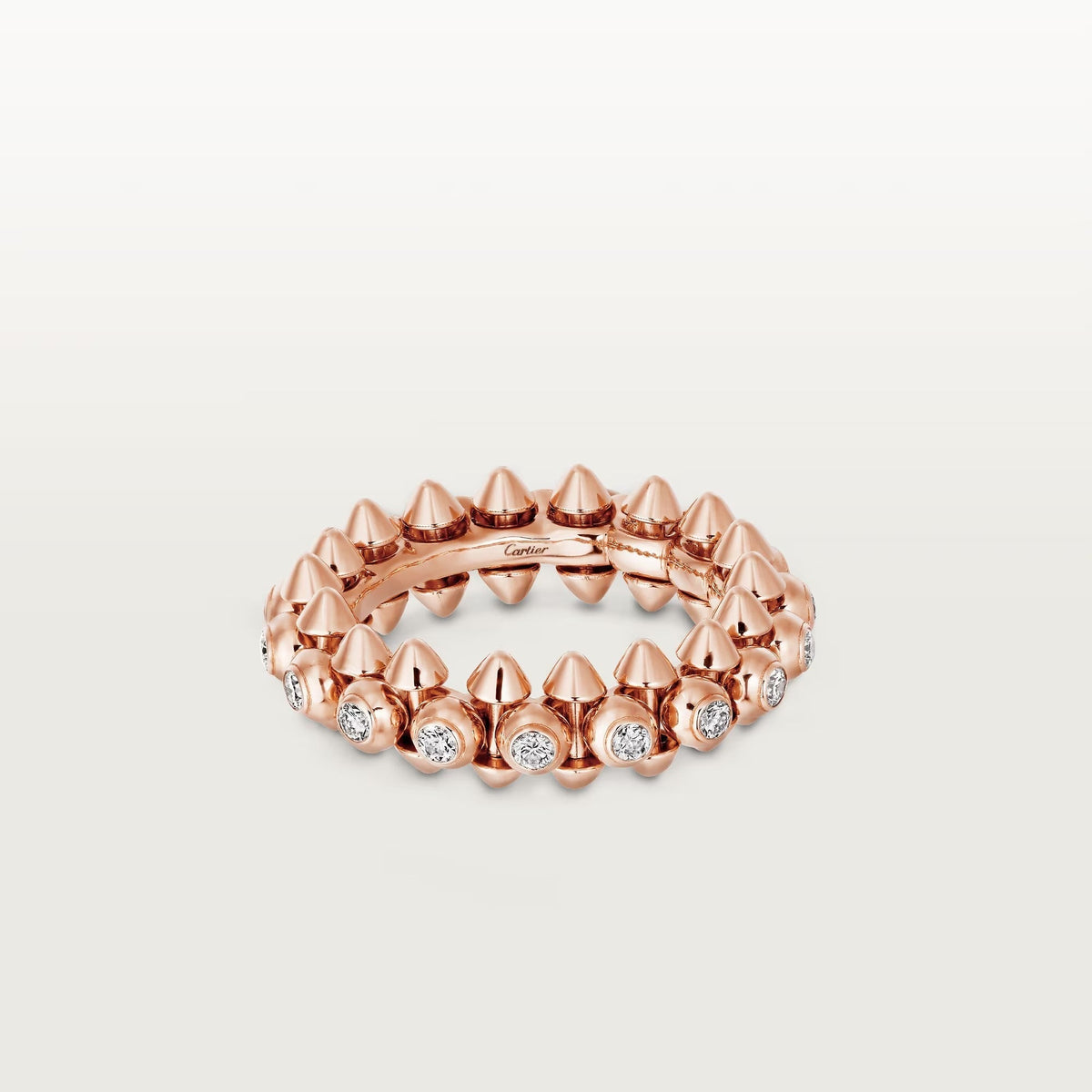[OAKJURI Jewelry] CLASH 6.8MM DIAMOND MEDIUM RING