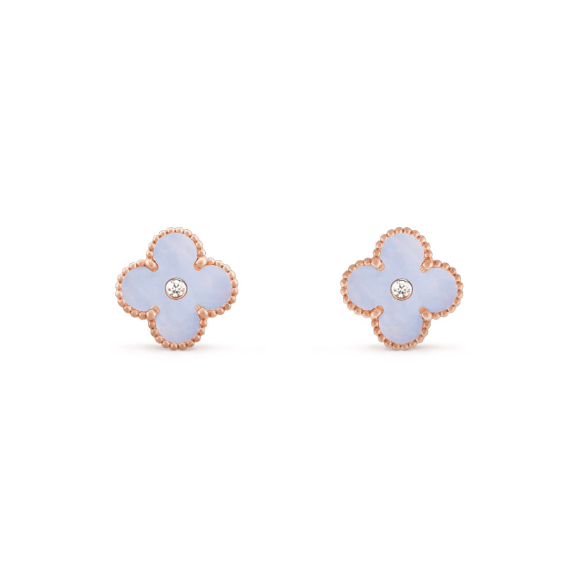 [OAKJURI Jewelry]CLOVER  15MM DIAMOND EARRINGS COLLECTION