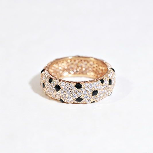 [OAKJURI Jewelry] PANTHERE SPOTTED FULL DIAMOND RING