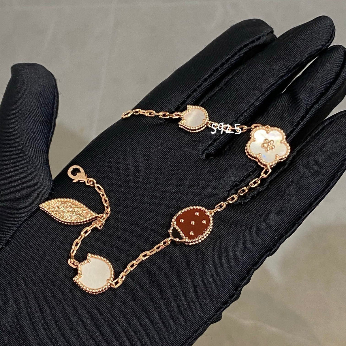 [OAKJURI Jewelry]LUCKY SPRING 5 MOTIF BRACELET