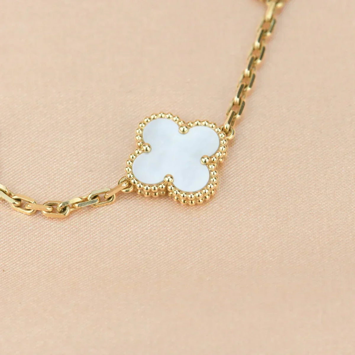 [OAKJURI Jewelry]Clover & Lover & Juste Bracelet Stack Set