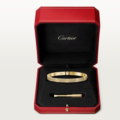 [OAKJURI Jewelry] LOVE BRACELET 4.8MM DIAMOND-PAVED