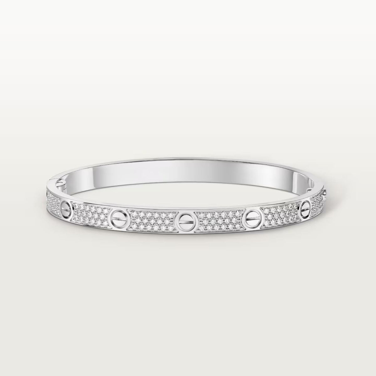 [OAKJURI Jewelry] LOVE BRACELET 4.8MM DIAMOND-PAVED