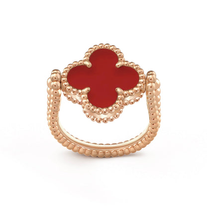 [OAKJURI Jewelry]CLOVER RIVERSIBLE RING ROSE GOLD COLLECTION