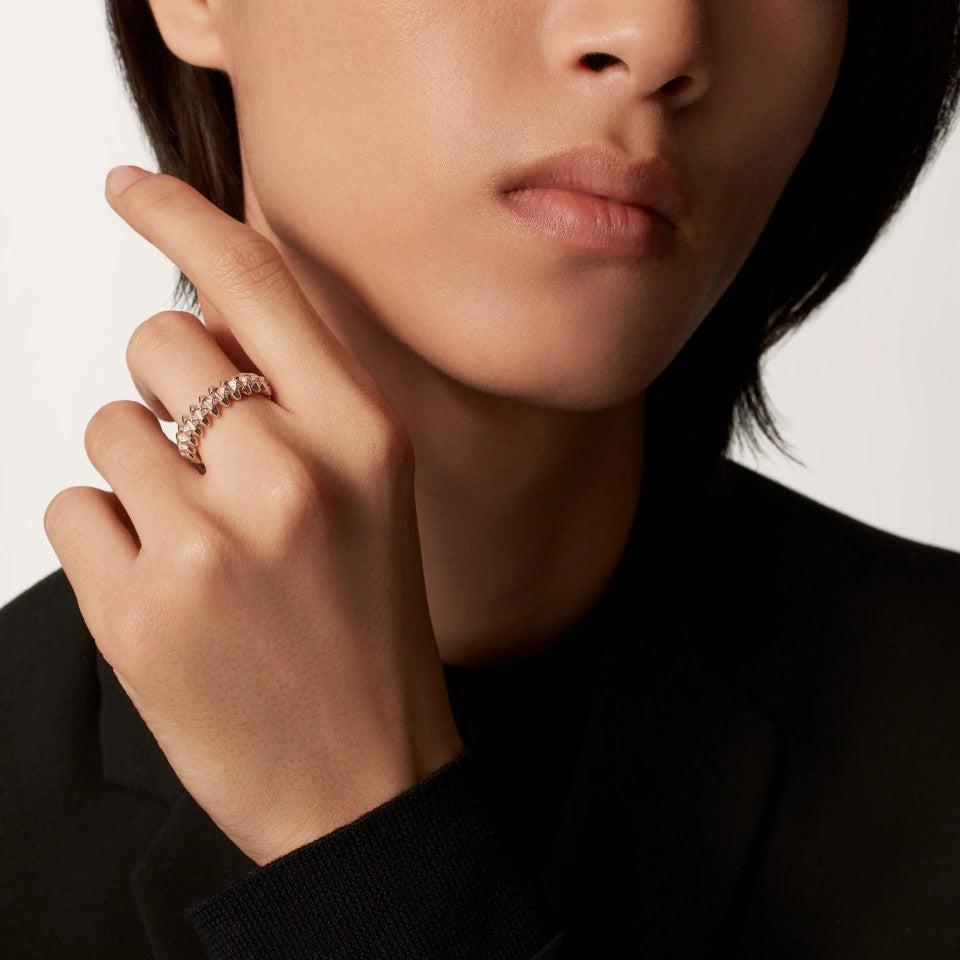 [OAKJURI Jewelry] CLASH 6.4MM SMALL FULL DIAMOND RING