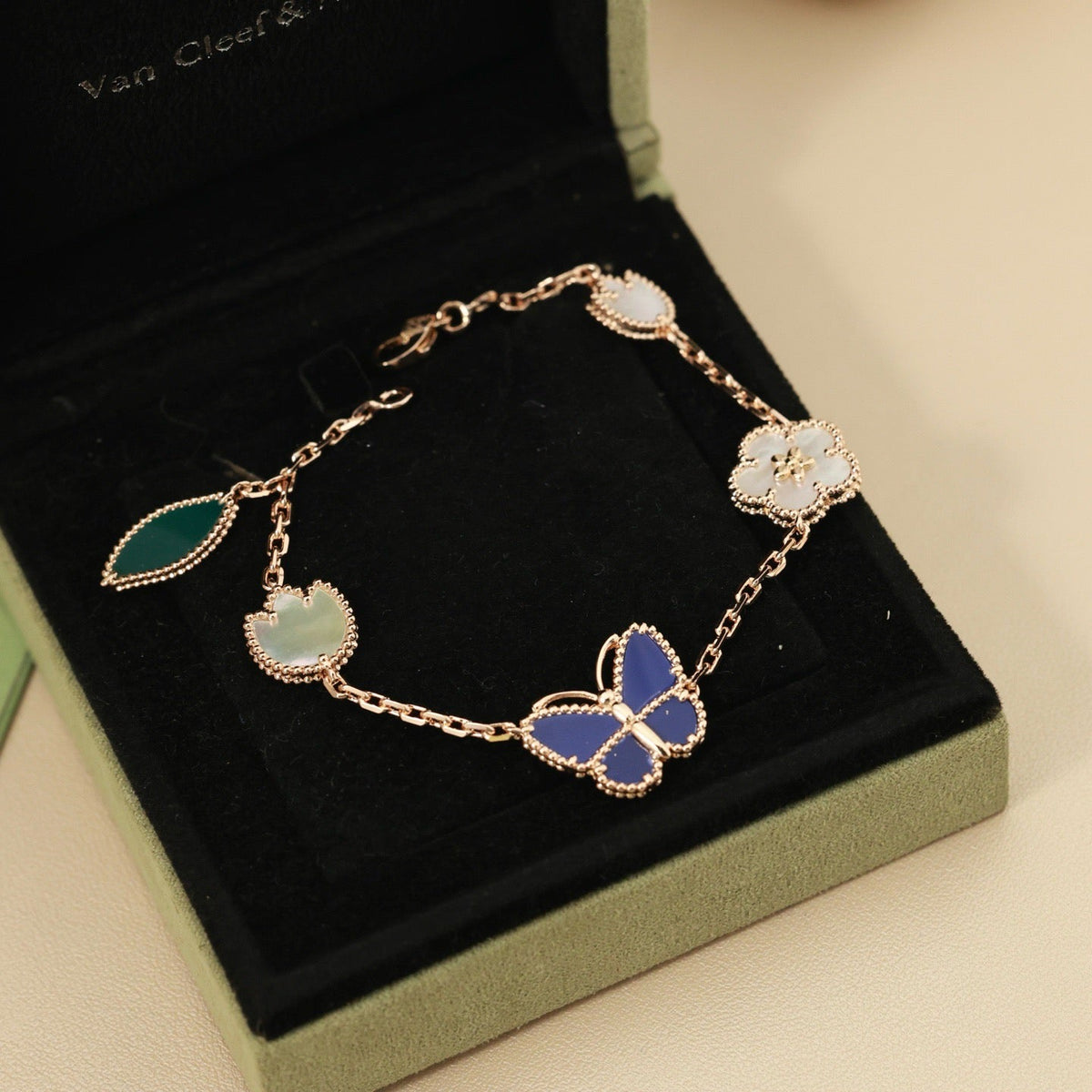 [OAKJURI Jewelry]Lucky Spring & Love Bracelet Stack Set