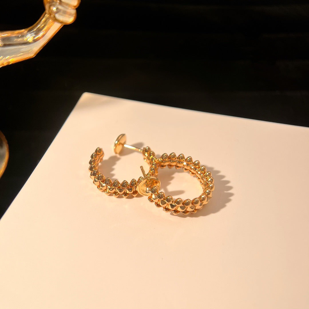 [OAKJURI Jewelry] CLASH SMALL HOOP EARRINGS