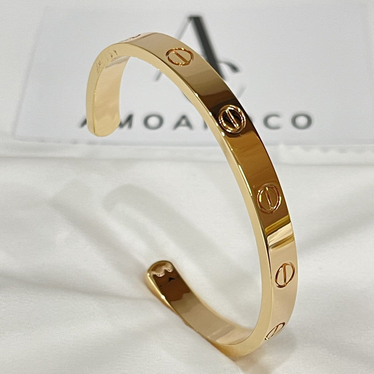 [OAKJURI Jewelry] LOVE BRACELET 6.1MM OPEN CUFF