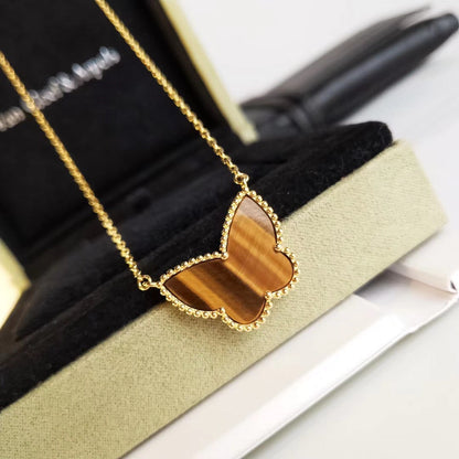 [OAKJURI Jewelry] TIGER__ EYE BUTTERFLY NECKLACE