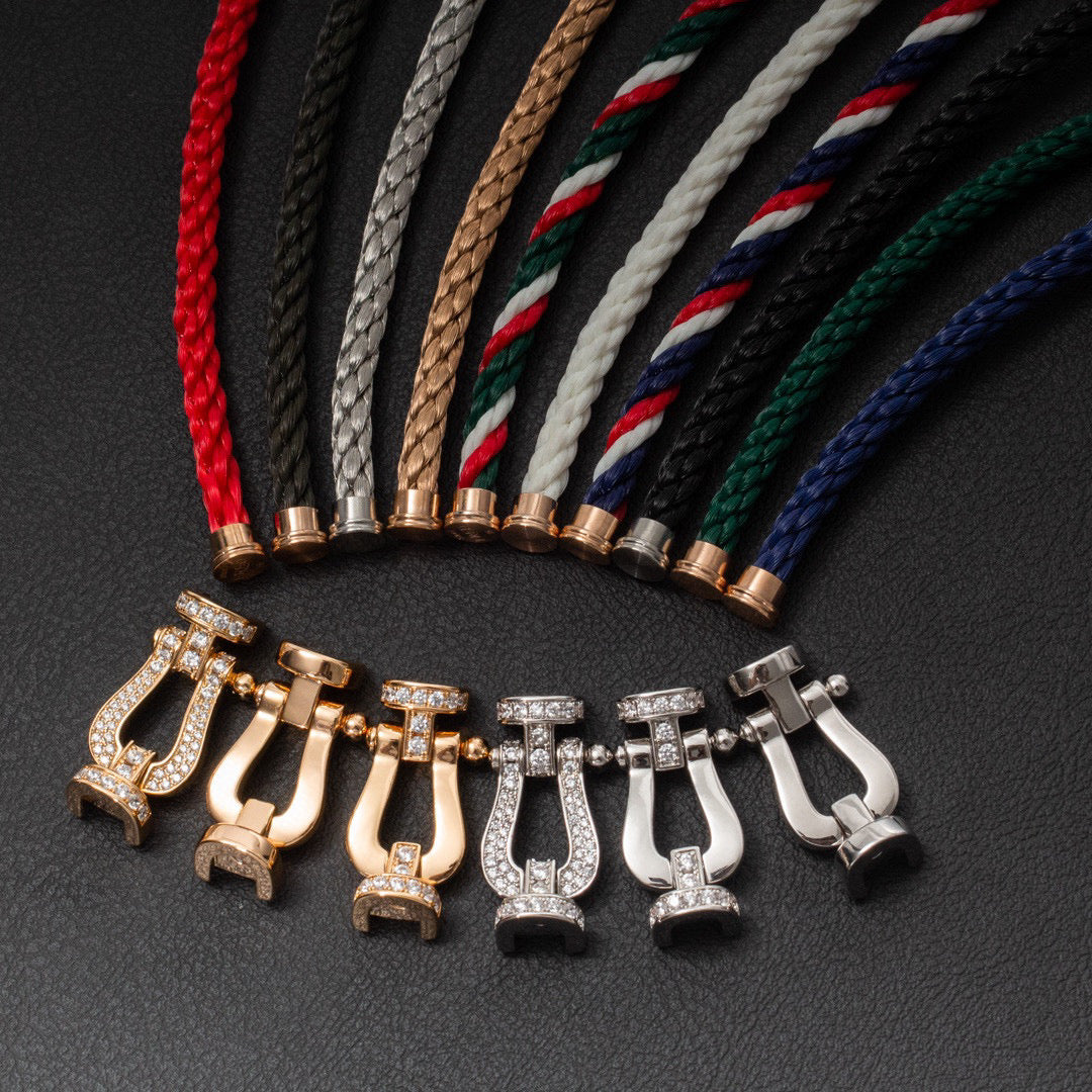 [OAKJURI Jewelry]FORCE LARGE HORSESHOE NO DIAMOND BRACELET SILVER