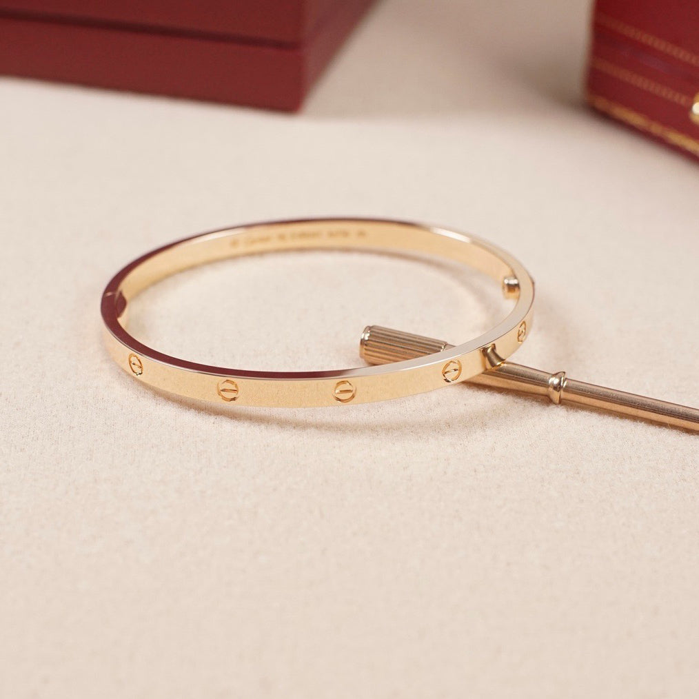 [OAKJURI Jewelry] LOVE BRACELET 3.65MM NO DIAMONDS