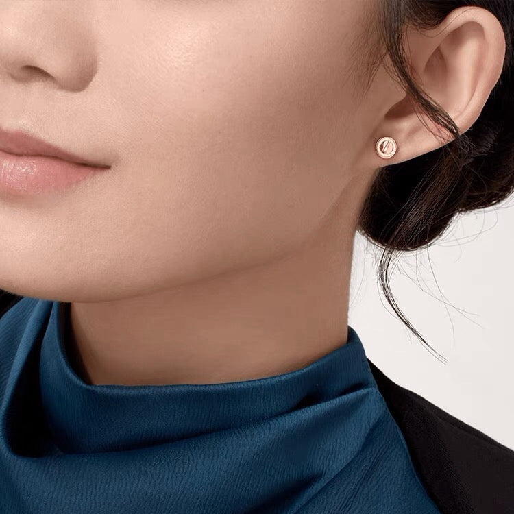 [OAKJURI Jewelry] LOVE EARRINGS 7.2MM