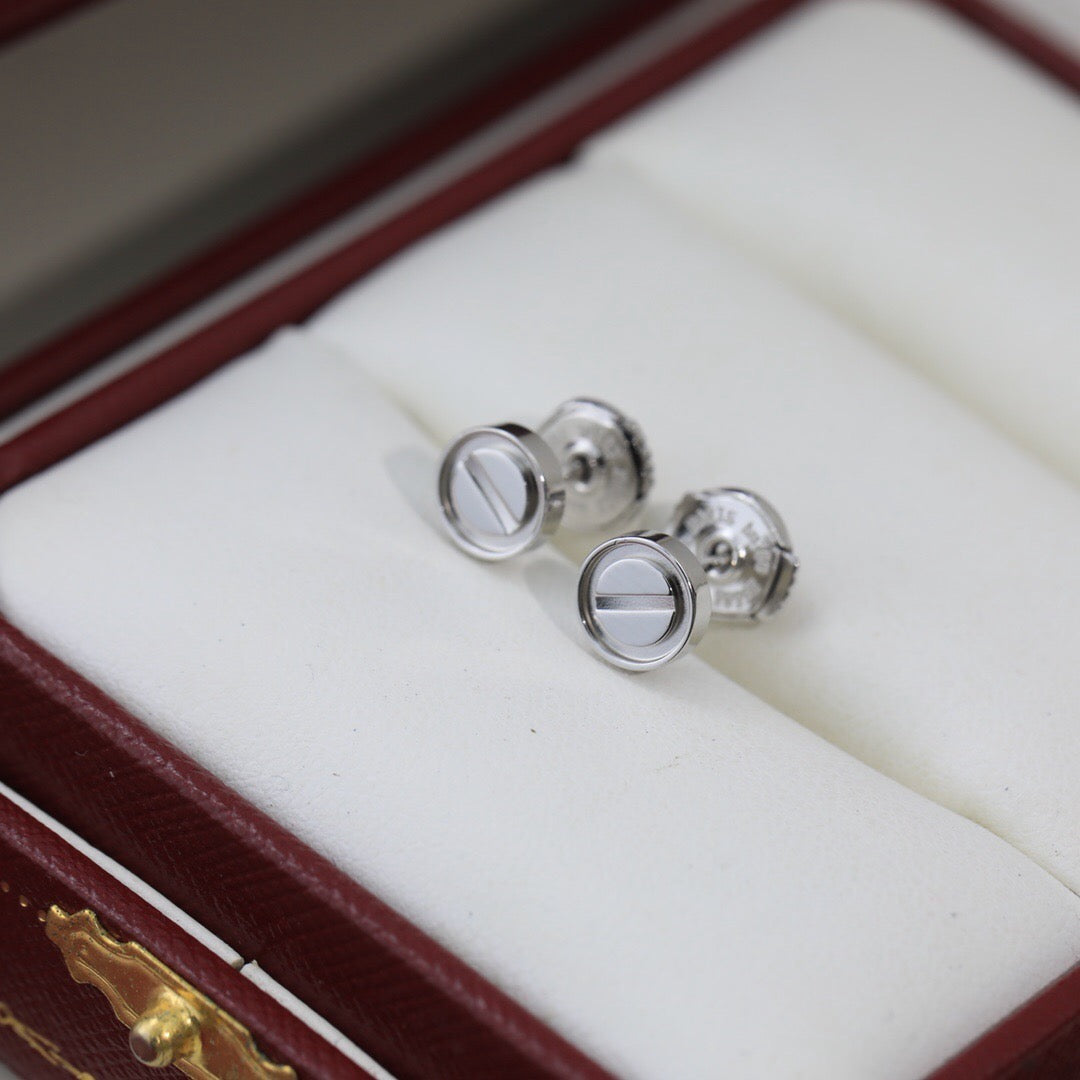 [OAKJURI Jewelry] LOVE EARRINGS 7.2MM