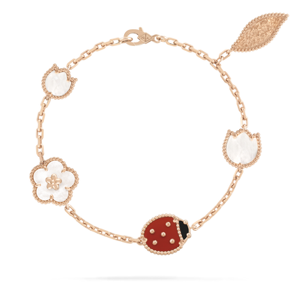 [OAKJURI Jewelry]LUCKY SPRING 5 MOTIF BRACELET