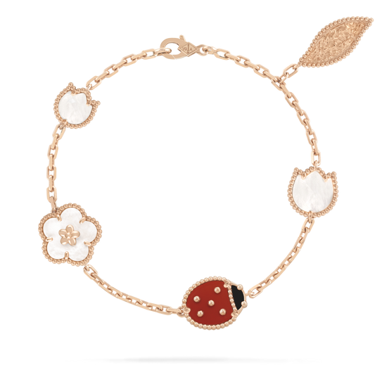 [OAKJURI Jewelry]LUCKY SPRING 5 MOTIF BRACELET